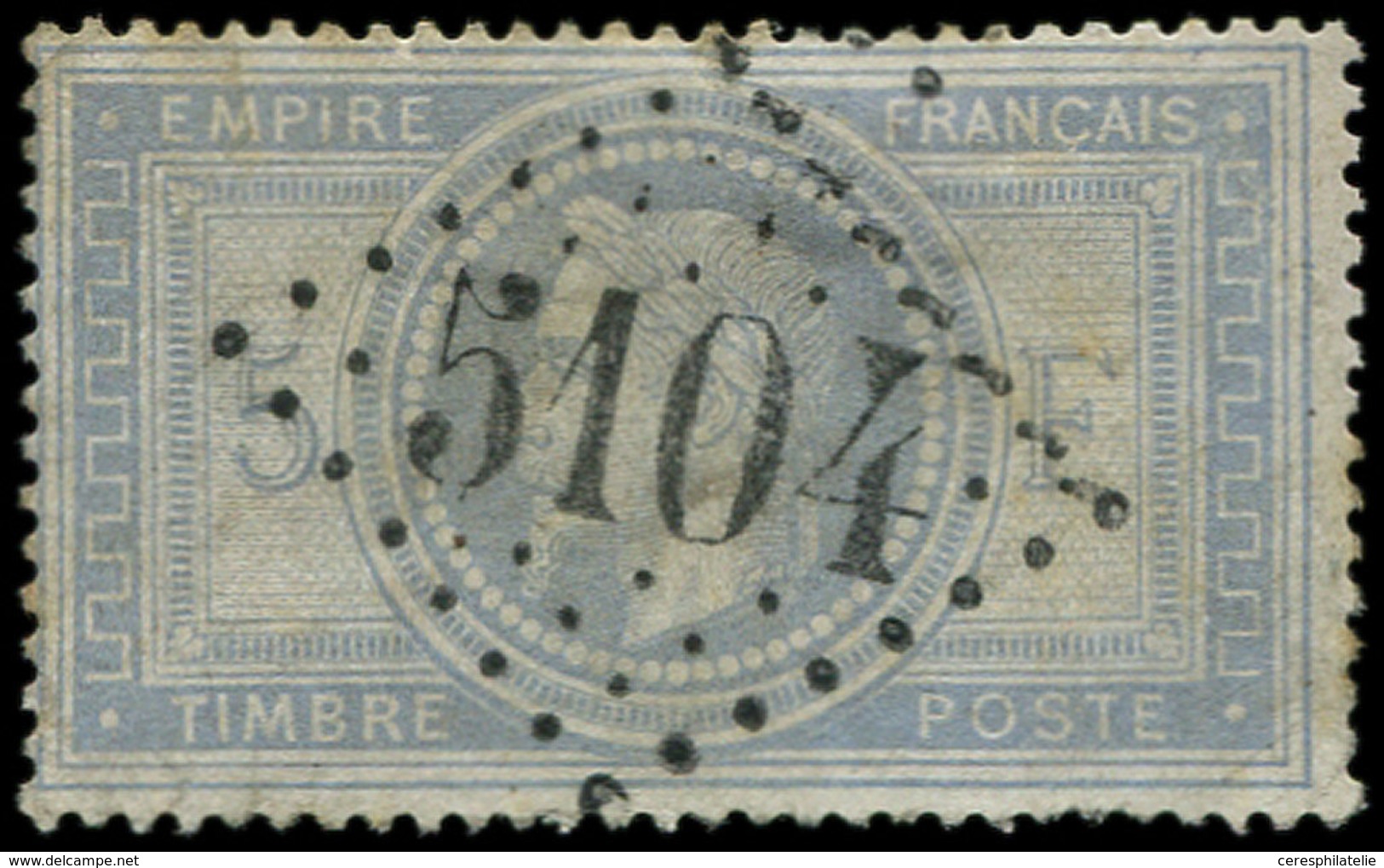 BUREAUX FRANCAIS A L'ETRANGER N°33 Obl. GC 5104 De SHANGHAI, Défx, Frappe TTB - 1849-1876: Classic Period