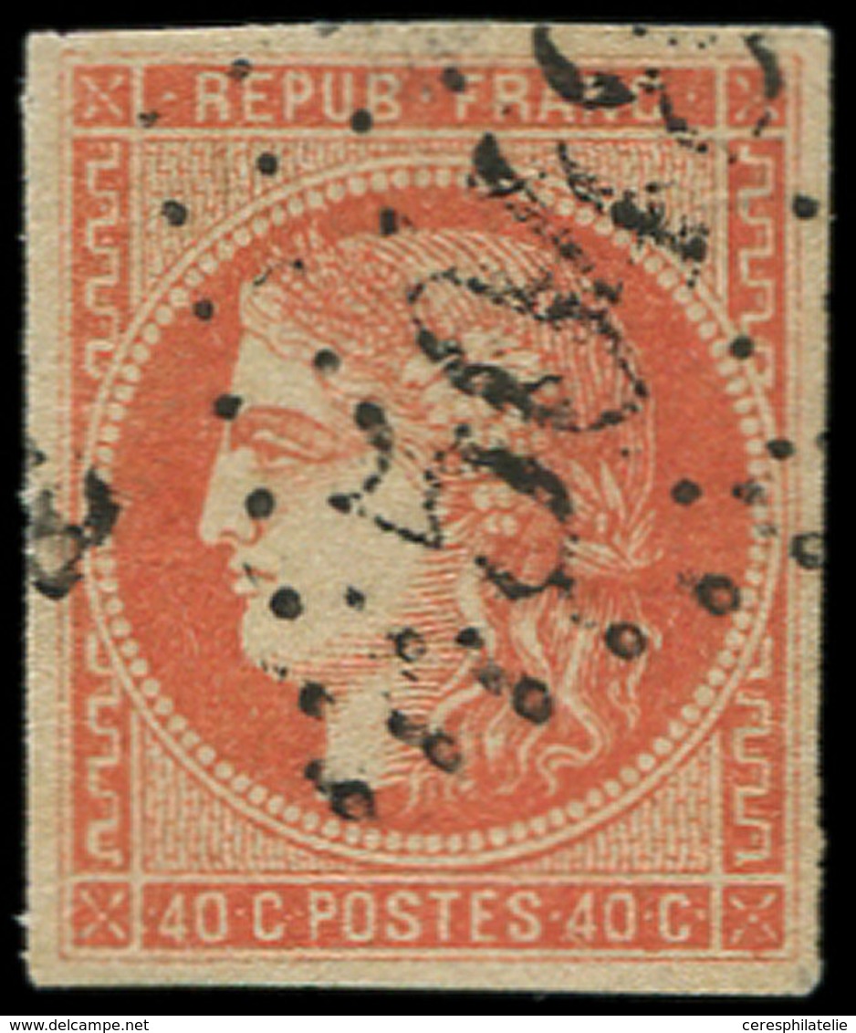 LETTRES ET OBLITERATIONS D'ALGERIE N°48 Obl. GC 5048 De MOSTAGANEM, TB - 1849-1876: Classic Period