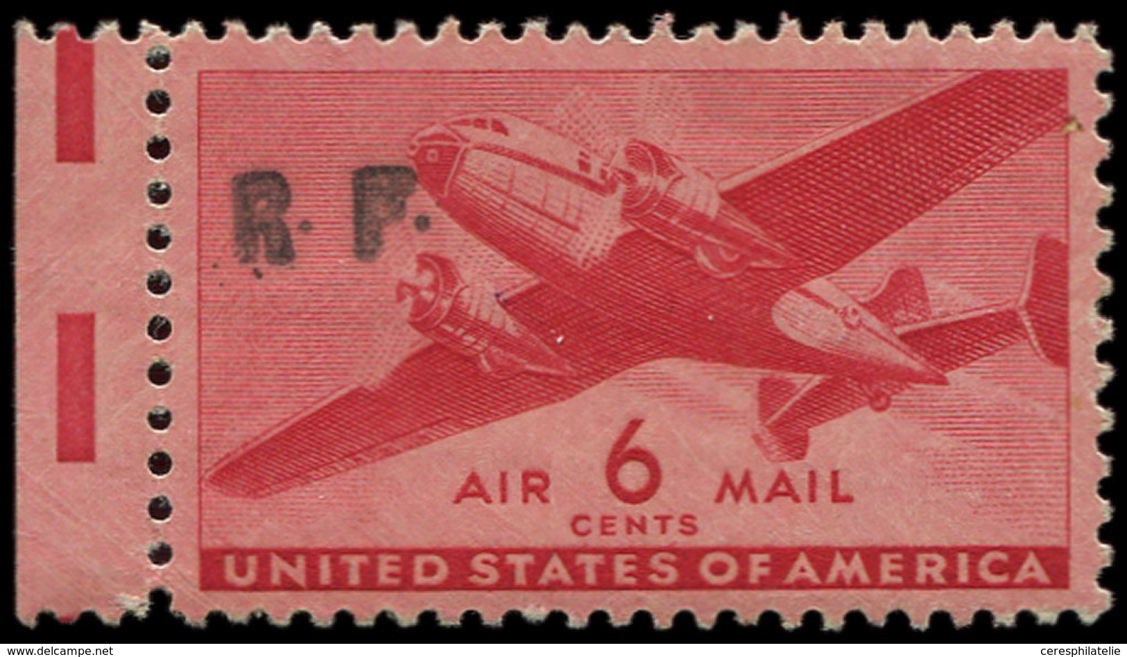 ** POSTE NAVALE MILITAIRE Poste Navale 6 : 6c. Rouge, Surch. CASABLANCA T III, Bdf, TB - Military Airmail