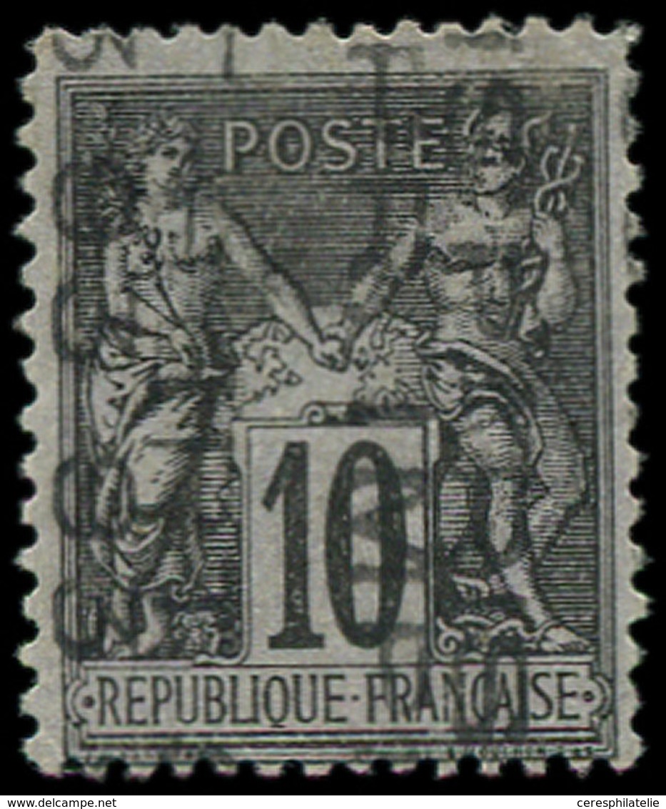 (*) PREOBLITERES 16  Sage, 10c. Noir Sur Lilas, SEPT. 93, Sans Quantième, TB. C - 1893-1947
