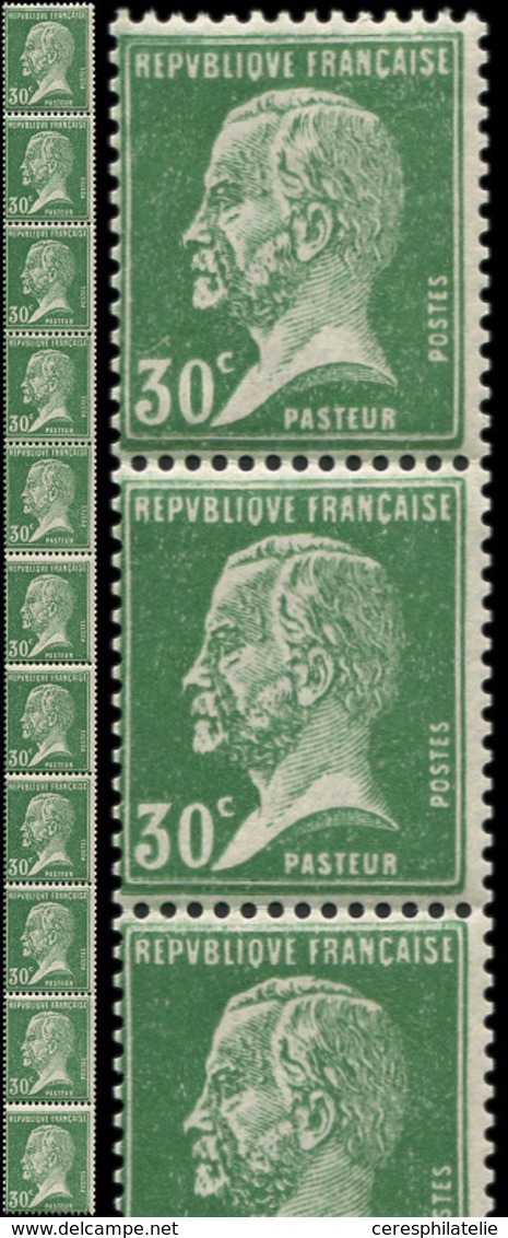 ** ROULETTES 22  Pasteur, 30c. Vert, BANDE De 11, TB - Coil Stamps