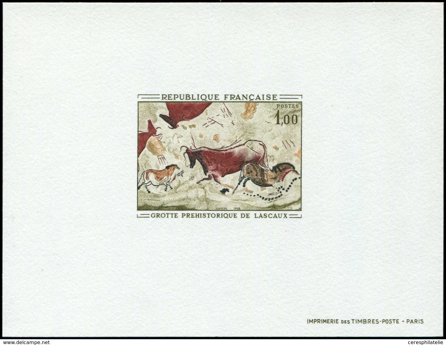 EPREUVES DE LUXE 1555   Lascaux, TB - Luxury Proofs