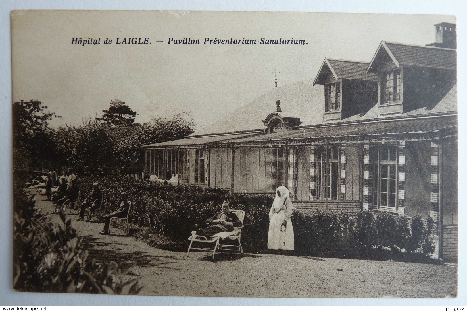 CPA 61 HOPITAL DE L'AIGLE PAVILLON PREVENTORIUM SANATORIUM - LAIGLE - Sonstige & Ohne Zuordnung