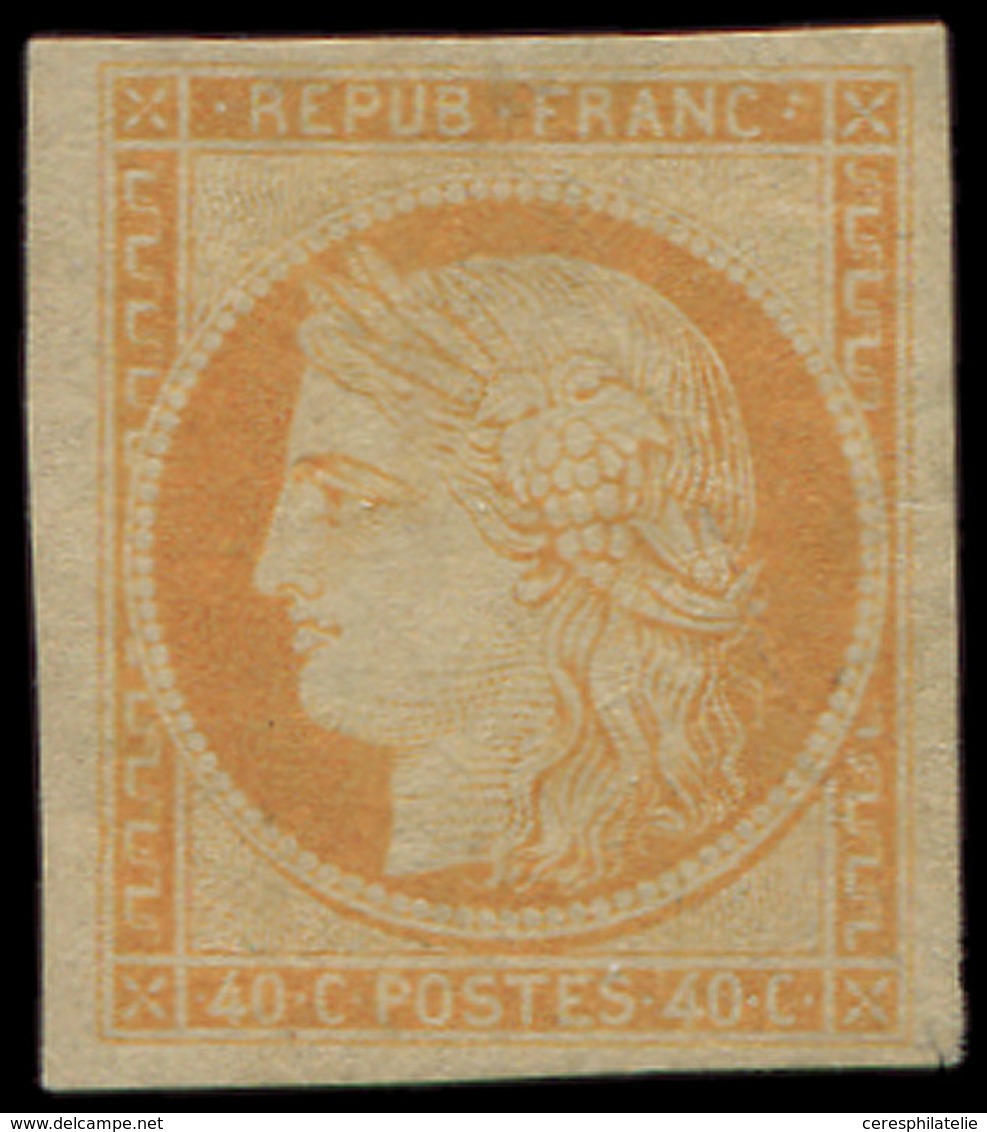 * 13   40c. Orange, TB - Other & Unclassified
