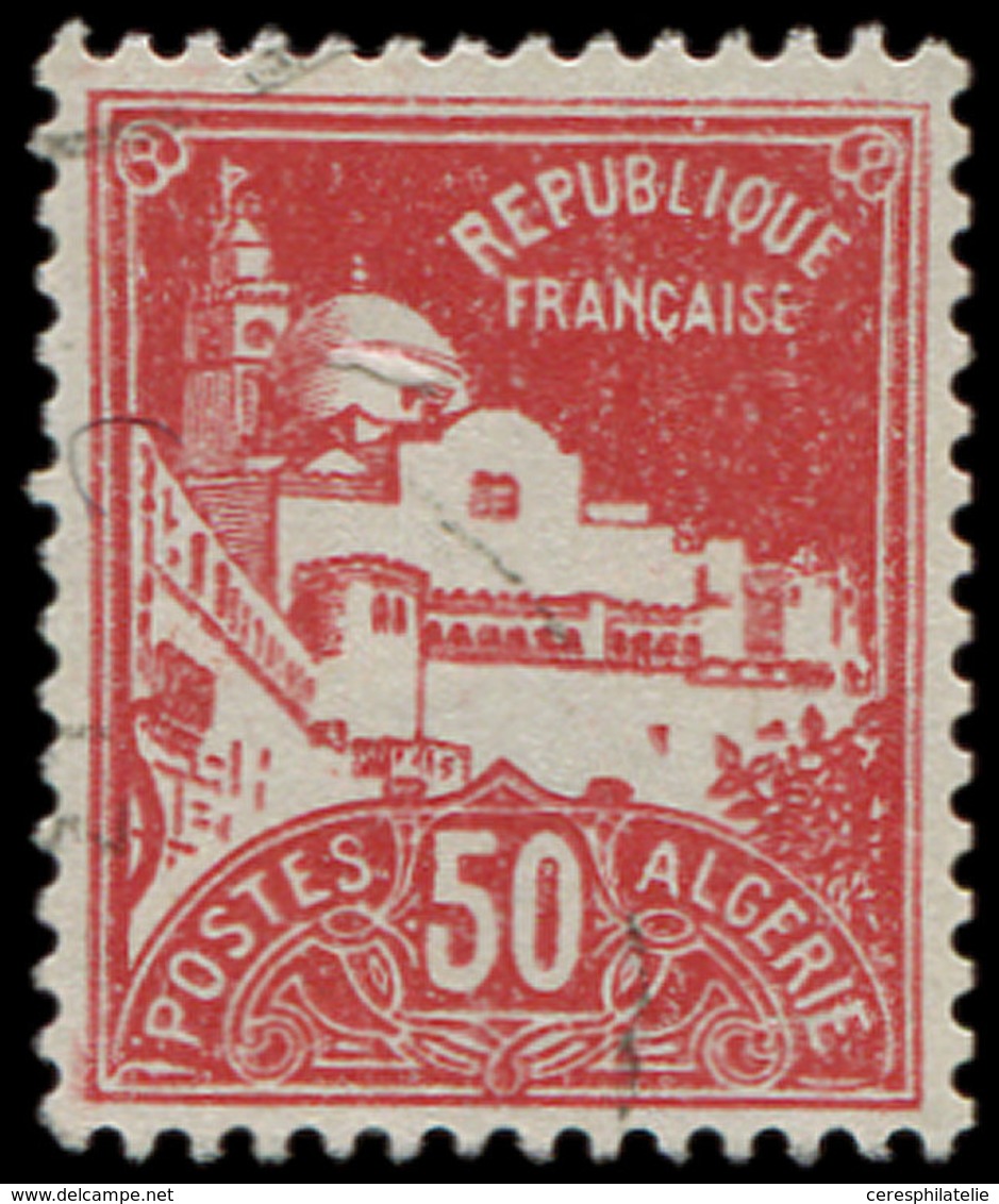 ALGERIE 79A : 50c. Rouge, Provenant De Roulette, Obl., R Et TB - Other & Unclassified