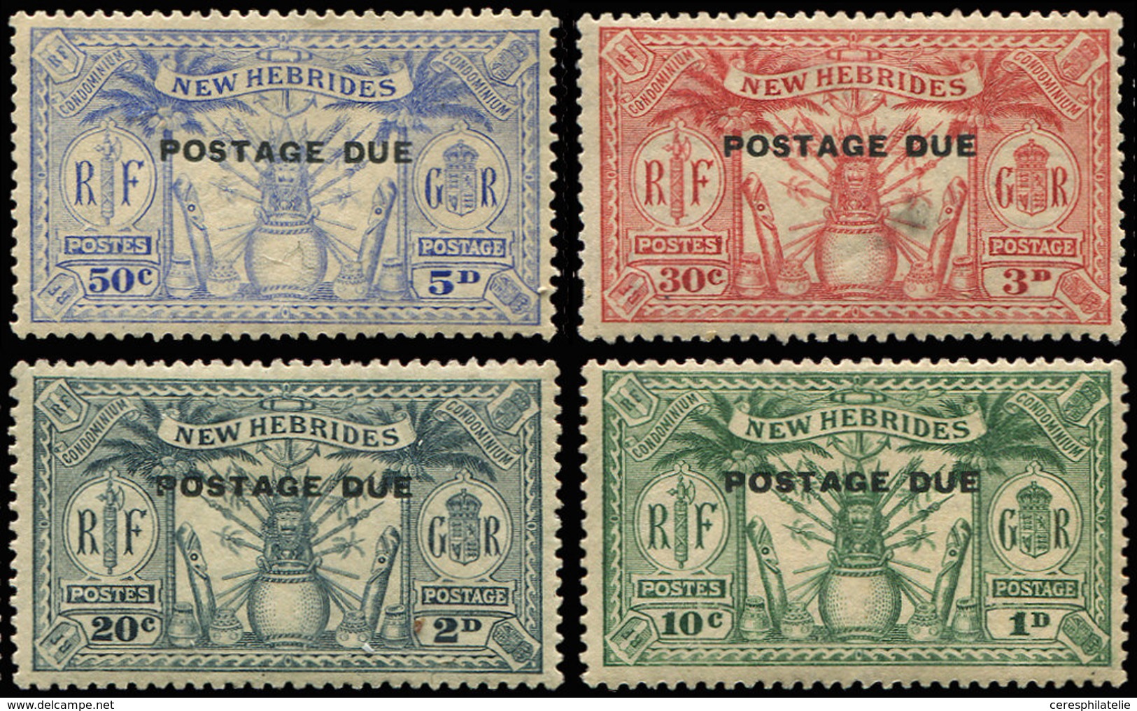 * NOUVELLES HEBRIDES Taxe 6/9 : La Série De 1925, POSTAGE DUE, TB - Other & Unclassified