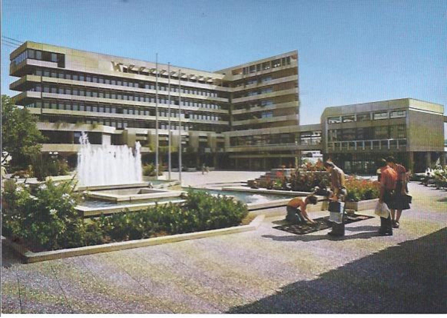 Pforzheim - Marktplatz Mit Neuem Rathaus     - (wz-dos-0195) - Pforzheim