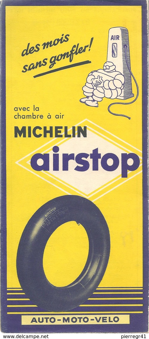 CARTE-ROUTIERE-MICHELIN-1954-N°205-ALLEMAGNE-PAS DECHIREE-TBE - Cartes Routières