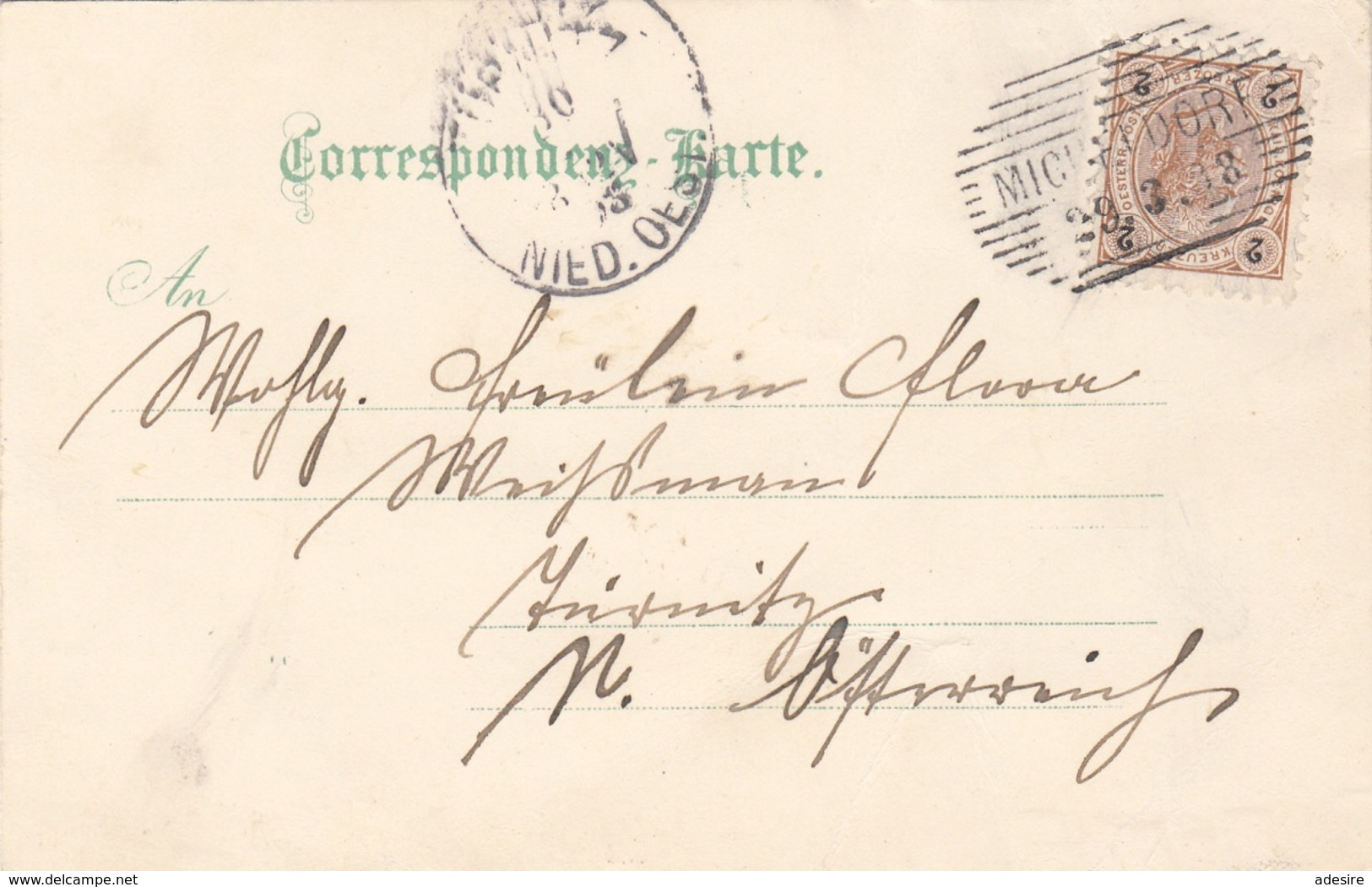 Gruss Aus LINZ (OÖ) - Mehrbider-Litho, Gel.1898 Von Micheldorf > Türnitz, Sehr Schöne Seltene Karte, Gute Erhaltung - Linz
