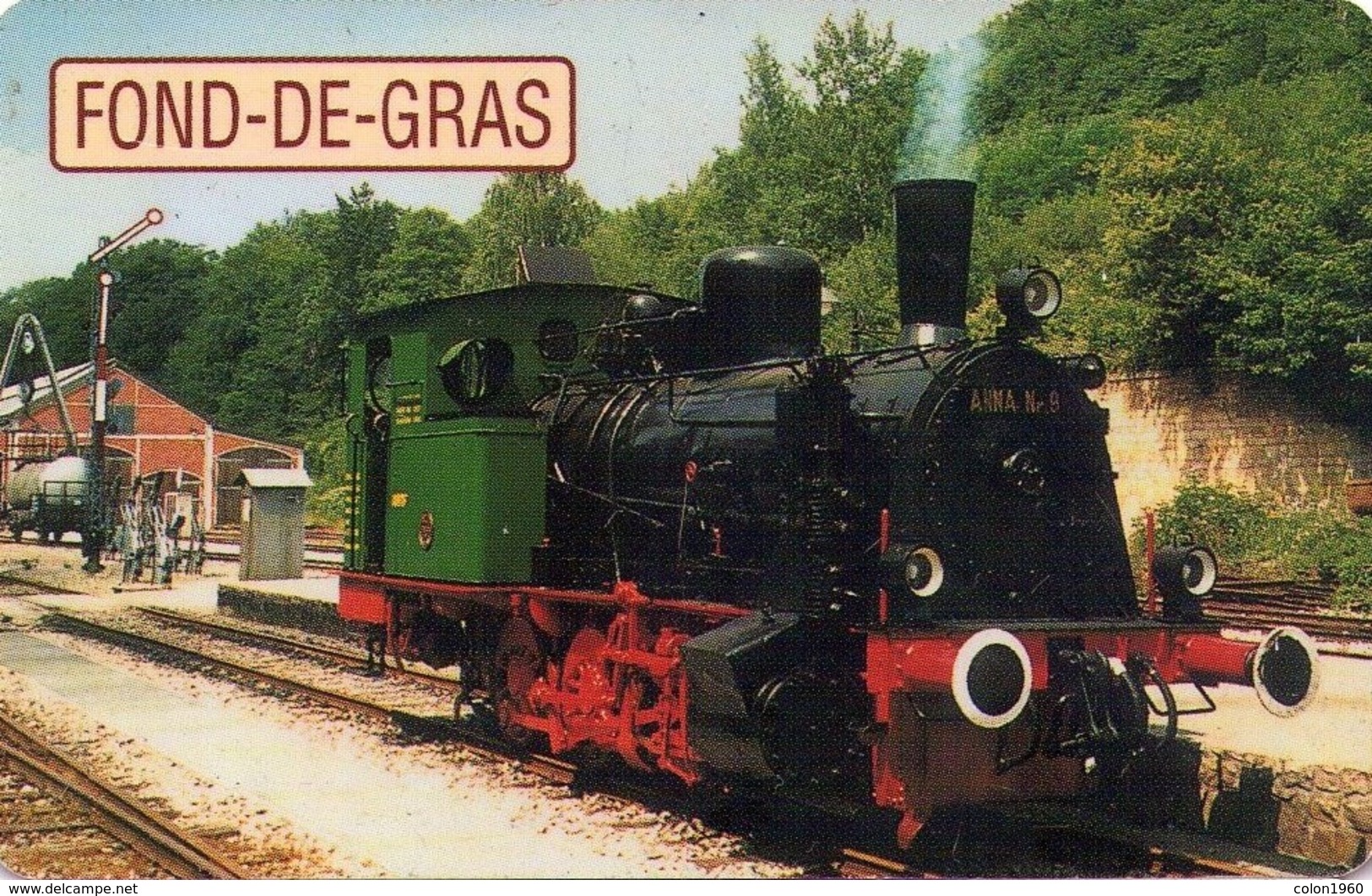 LUXEMBURGO. TT01. Fond-De-Gras - Steam Locomotive ANNA Nr. 9. 1999-04. (840) - Trenes