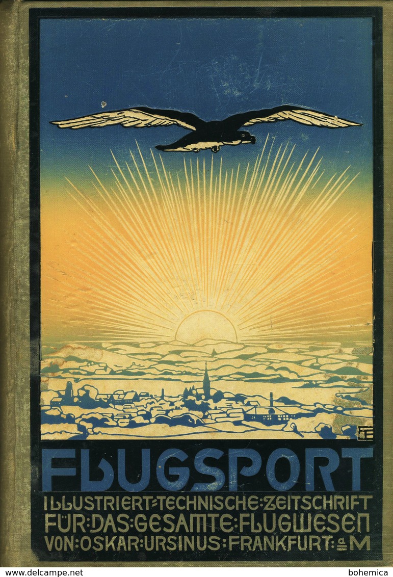 FLUGSPORT FLUGWESEN URSINUS FRANKFURT MAIN IX 1917 LUFTFAHRT FLUGZEUGE MILITÄR LUFTHANSA - Cars & Transportation