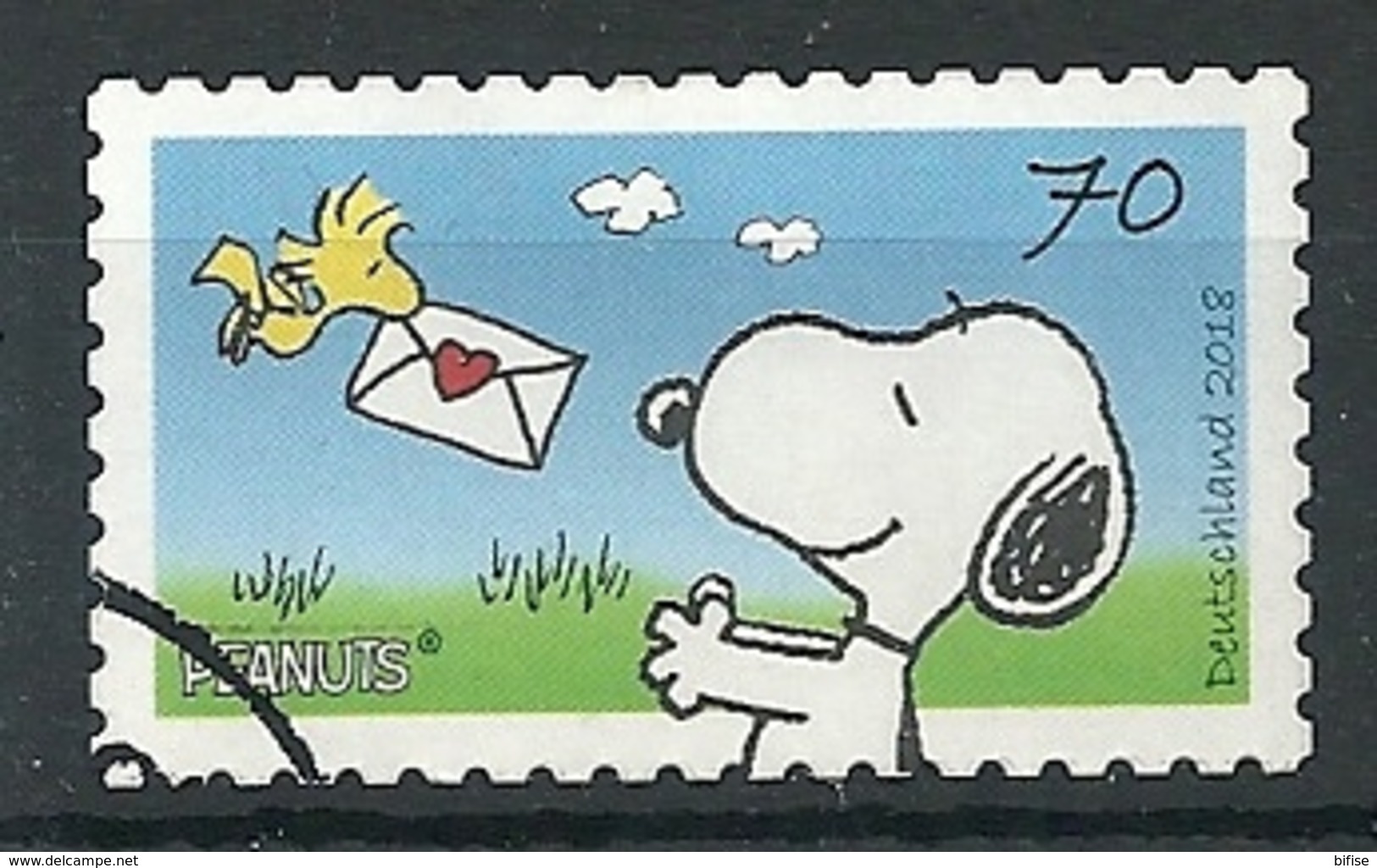 ALEMANIA 2018 - Peanuts - Adhesive - Gebraucht