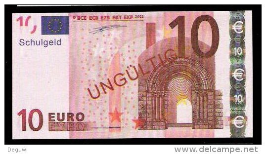 10 Euro "Austria - Schulgeld", Billet Scolaire, Educativ, EURO Size, RRRRR, UNC Extrem Scarce!!! - Sonstige & Ohne Zuordnung