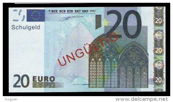 20 Euro "Austria - Schulgeld", Billet Scolaire, Educativ, EURO Size, RRRRR, UNC Extrem Scarce!!! - Altri & Non Classificati