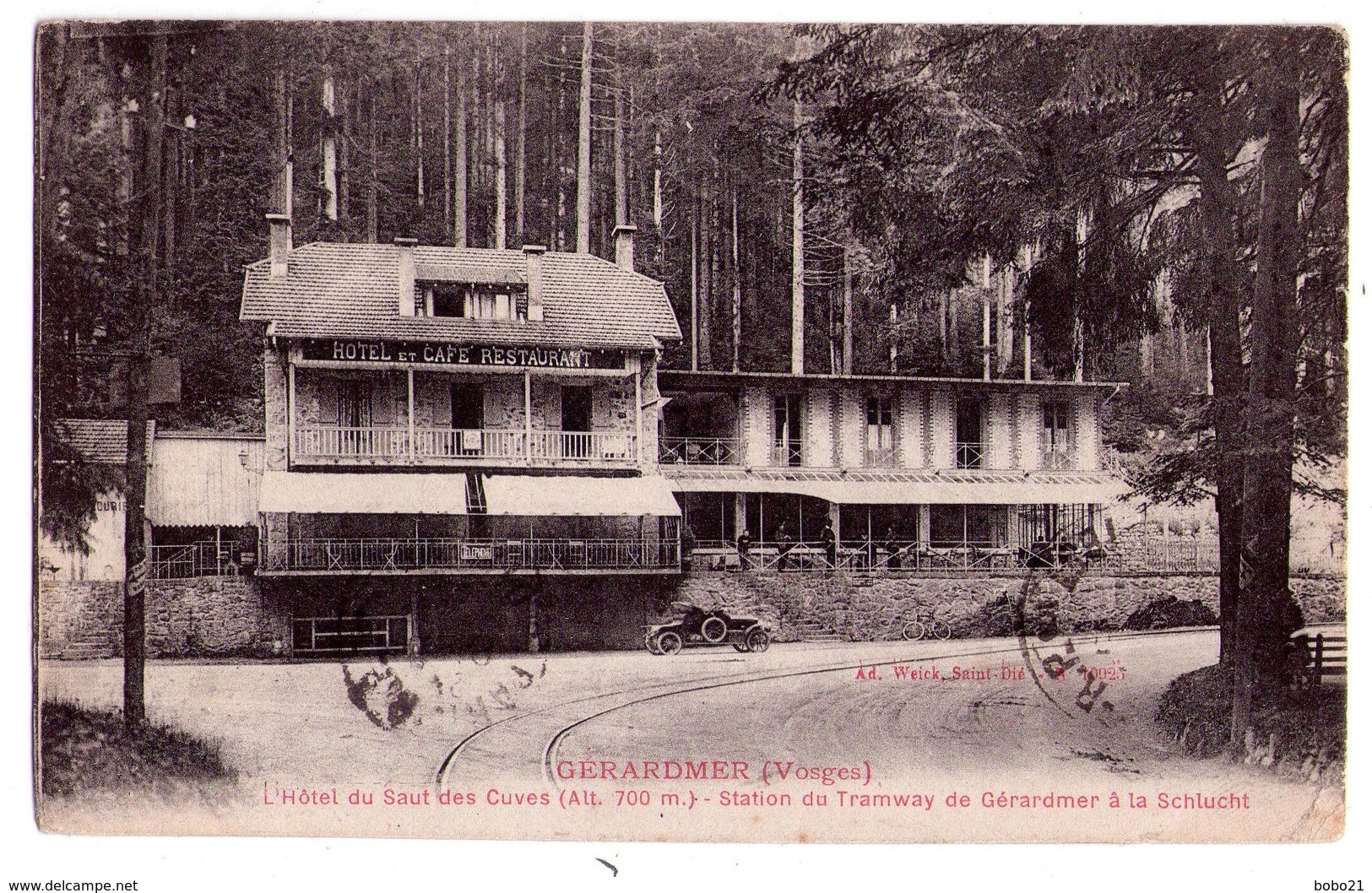 1048 - Gérardmer ( Vosges ) - Hotel Du Saut Des Cuves - ( Stat. Des Tram. De Gérardmer à La Schlucht  ) - - Gerardmer