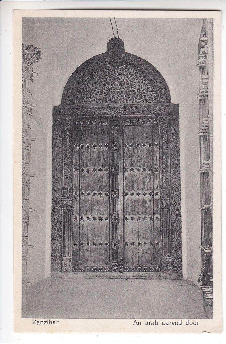 Ps- TANZANIE - ZANZIBAR - An Arab Carved Door - Porte - - Tanzania