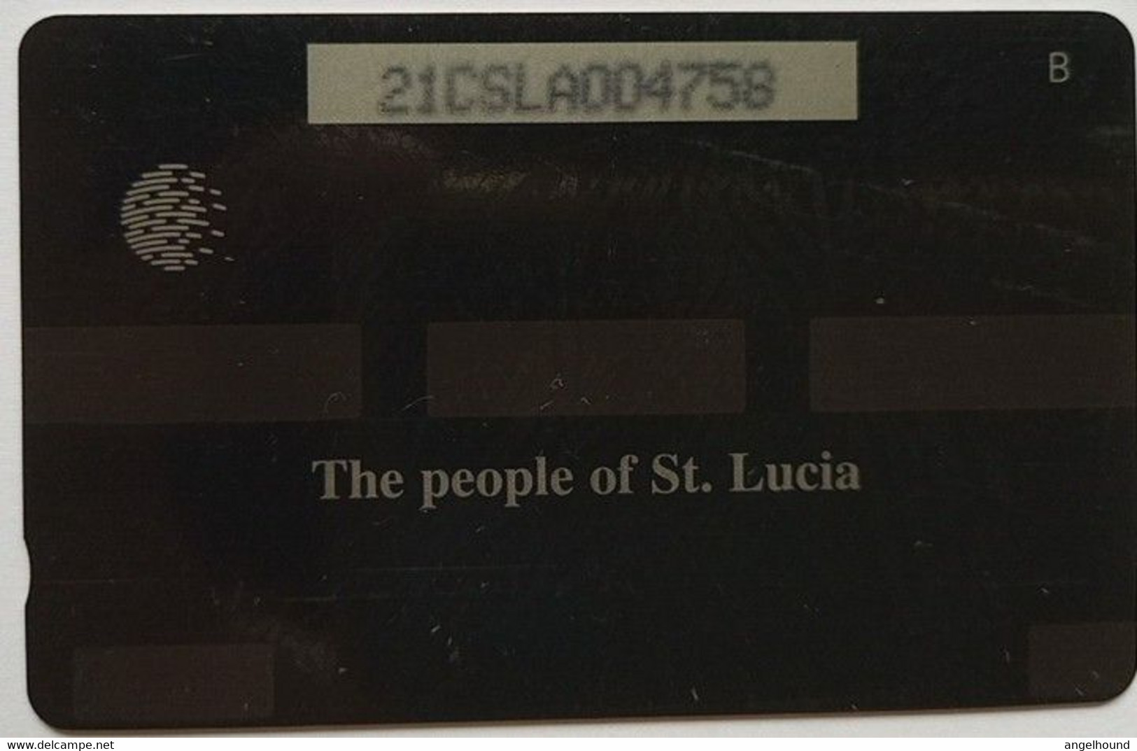 Saint Lucia Cable And Wireless 21CSLA  EC$10 " People Of St. Lucia - Diamond Falls " - Sainte Lucie