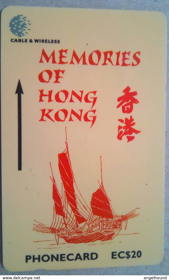 Saint Lucia Cable And Wireless 311CSLA   EC$20 " Memories Of Hongkong " - Sainte Lucie