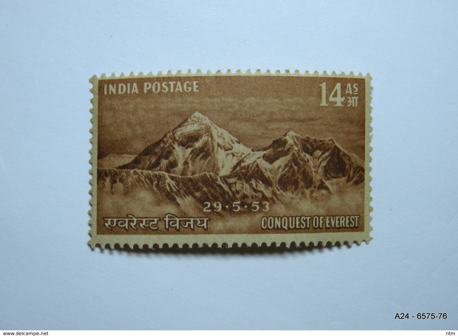 INDIA Yesr 1953. Set Of 2 Stamps: Conquest Of Everest. SG 344 MNH & SG 345 MNH - Nuevos