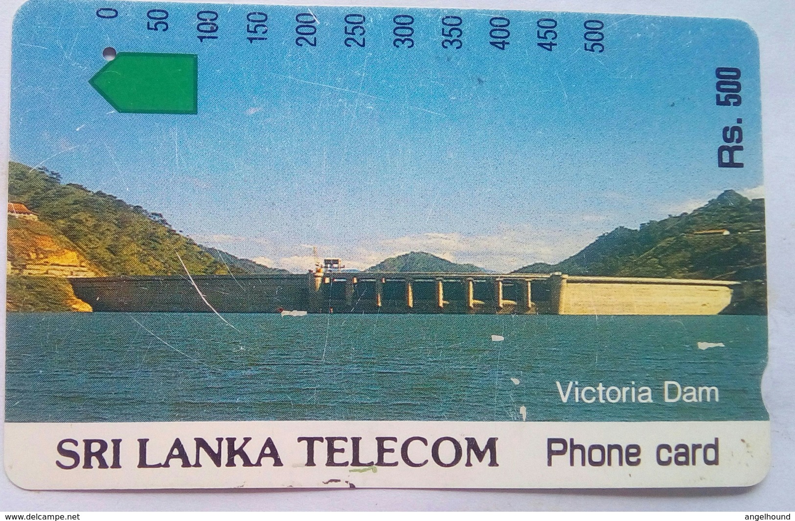 Sri Lanka Rs 500 (Tamura) Victoria Dam - Sri Lanka (Ceilán)