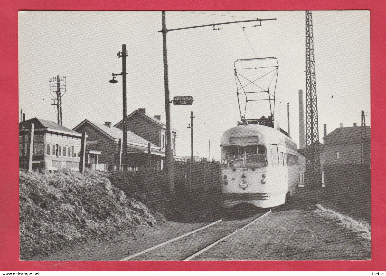 Familleureux ( Gare SNCB ) - Motrice PCC, Le 21 /01 /1956 - Andere & Zonder Classificatie