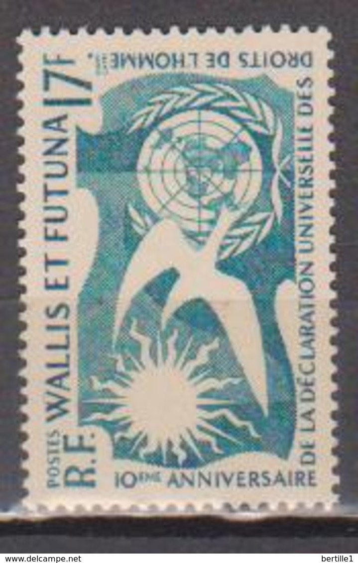 WALLIS ET FUTUNA     N° YVERT  :  160  NEUF AVEC CHARNIERES  ( CH 3/66 ) - Unused Stamps