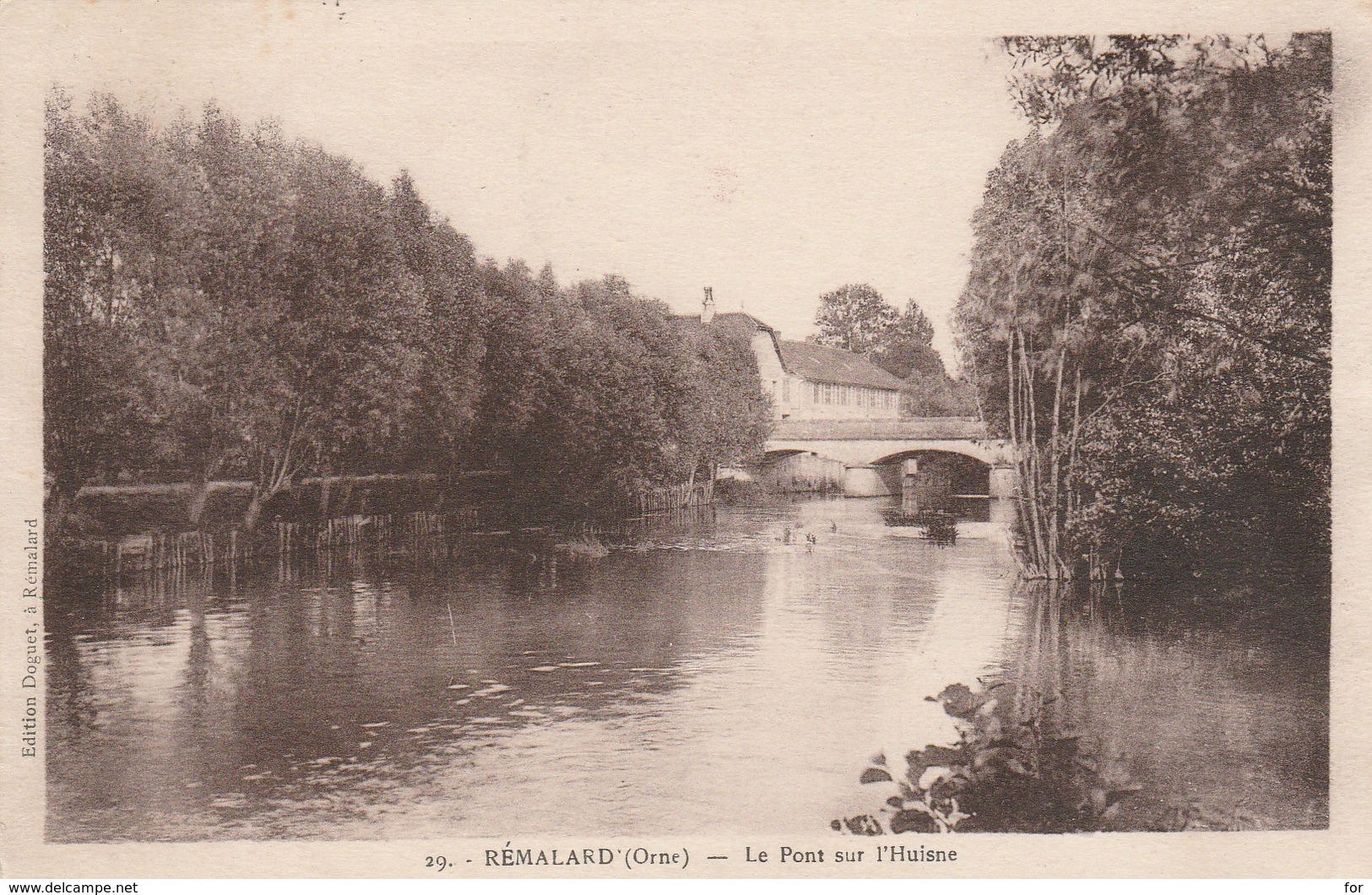 Orne : REMALARD : Le Pont Sur L'huisne - Remalard