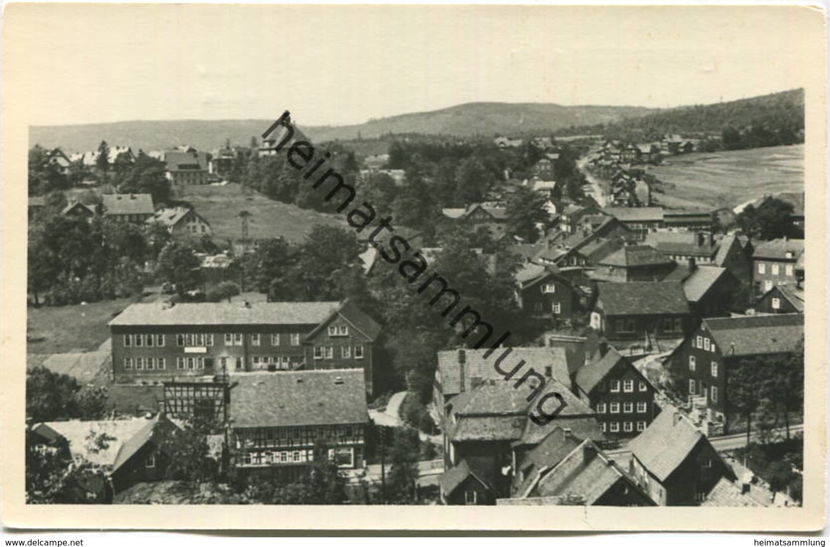 Schmiedefeld - Foto-AK 50er Jahre Handabzug - Verlag Photo-Dörr Schleusingen - Schmiedefeld