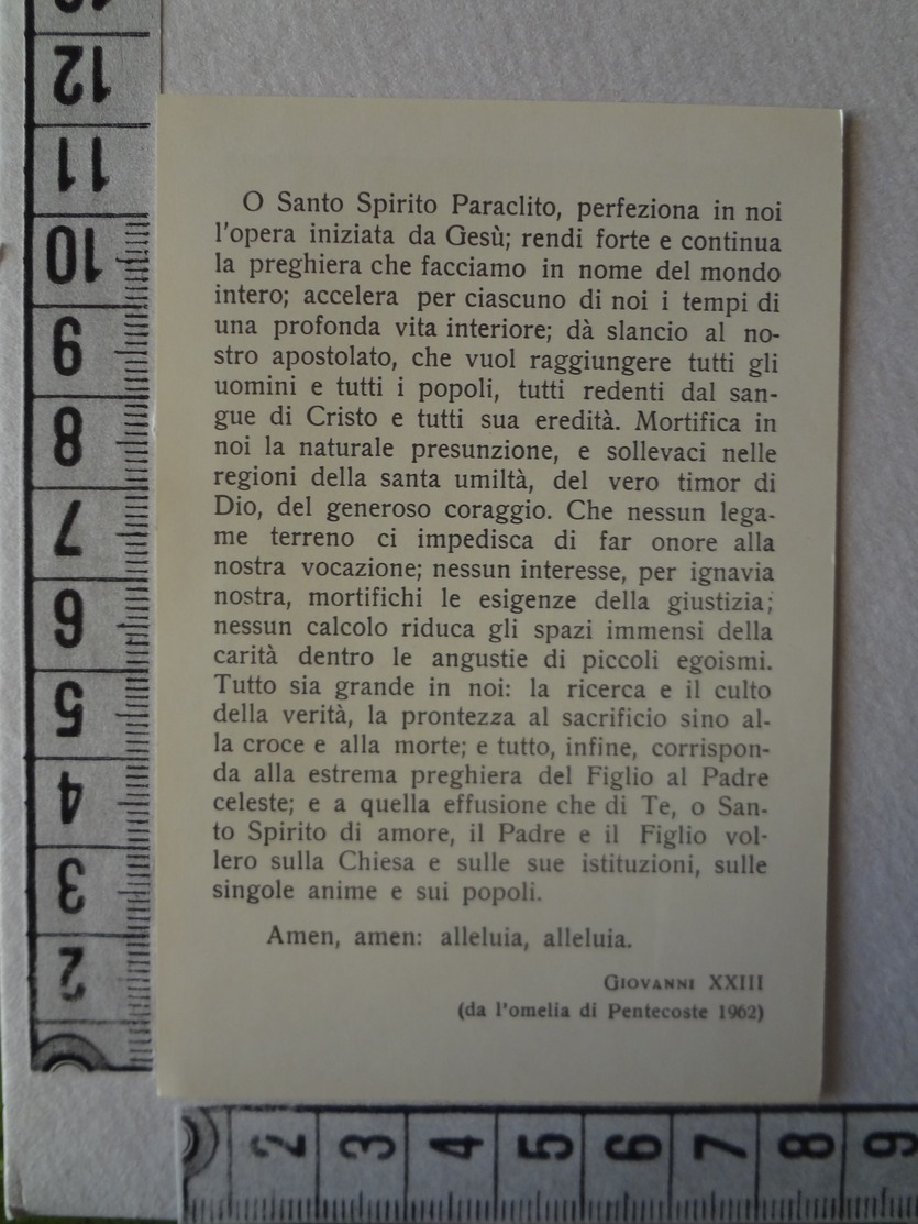 D782- Santino S.Giovanni XXIII - Images Religieuses