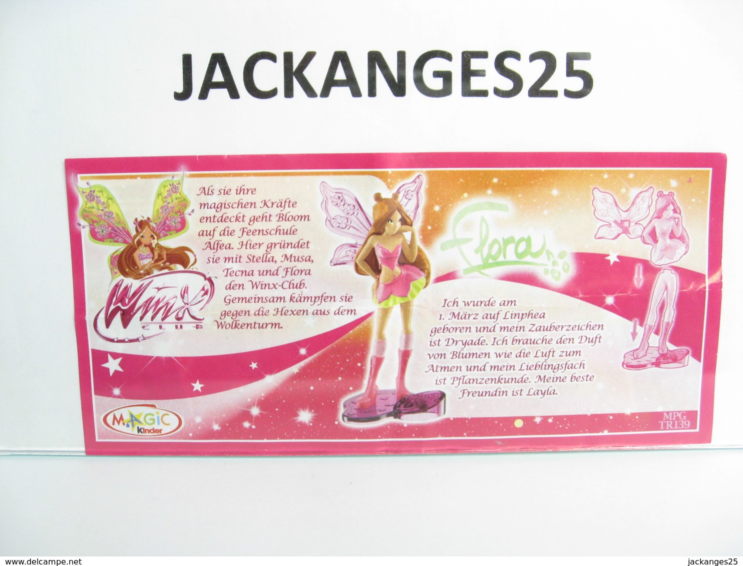 KINDER MPG TR 139  WINX CLUB  + BPZ D - Famiglie