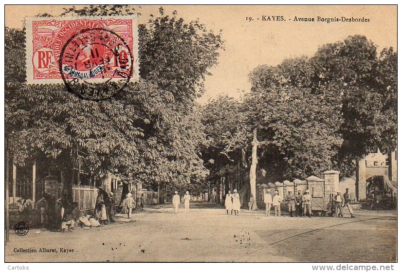 SOUDAN   KAYES  Avenue Borgnis-Desbordes - Soudan