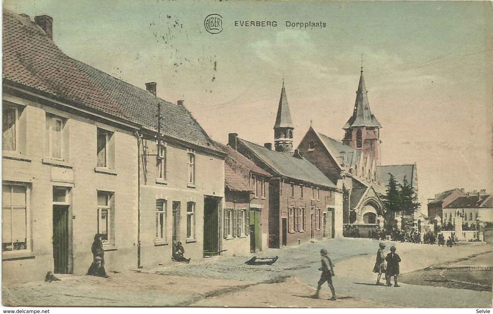 Everberg - Dorpplaats. (in Kleur!) - Kortenberg