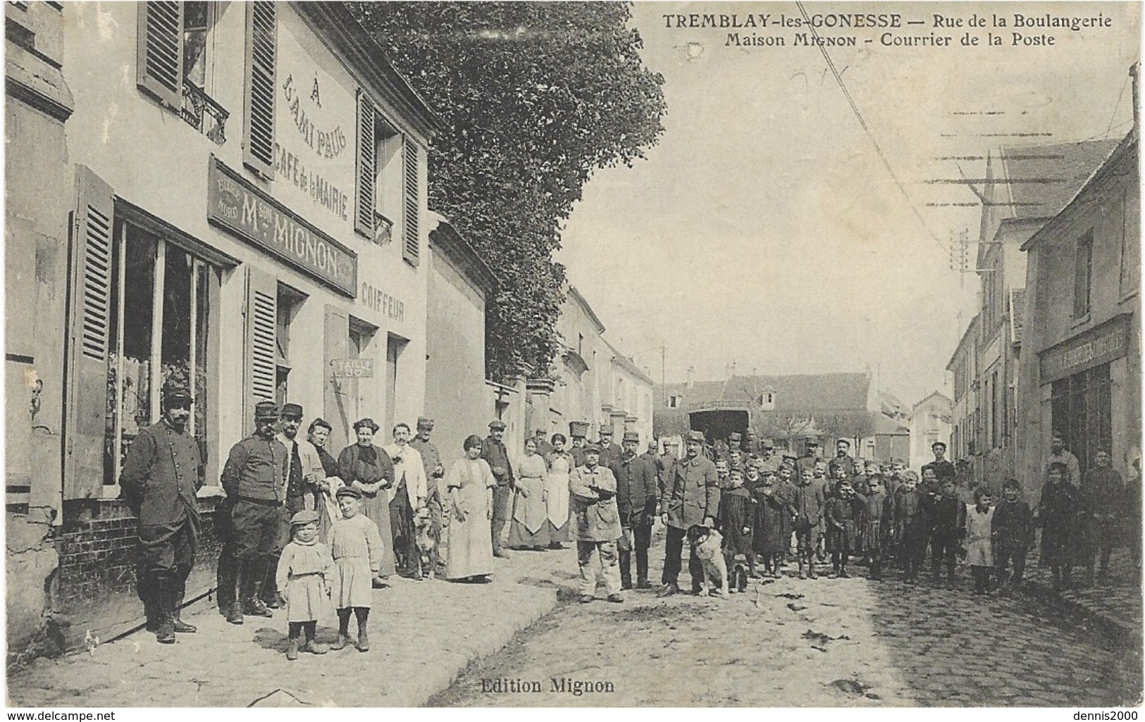 TREMBLAY-les-GONESSE - Rue De La Boulangerie - Maison Mignon- Courrier De La Poste  - Ed. Mignon - Tremblay En France