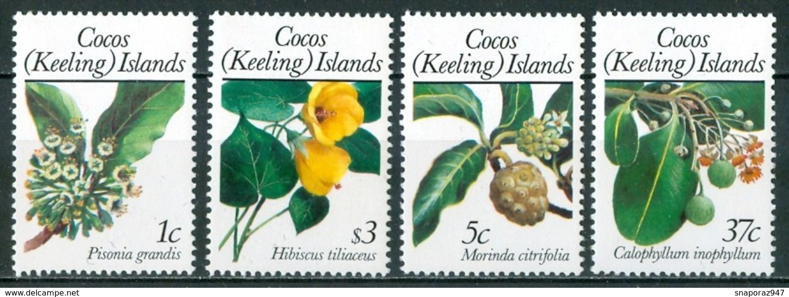 1988  Isole Cocos Fiori Flowers Fleurs MNH** Ye1 - Altri & Non Classificati