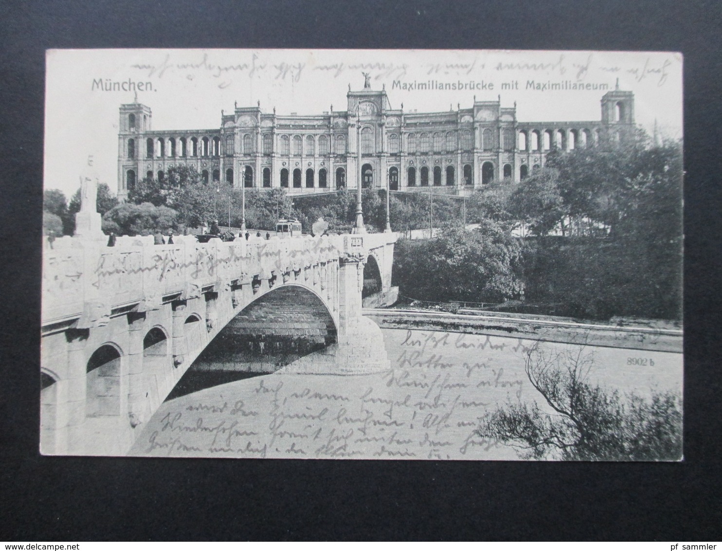 AK Bayern München 1908 Maximiliansbrücke Und Maximilianeum. - München