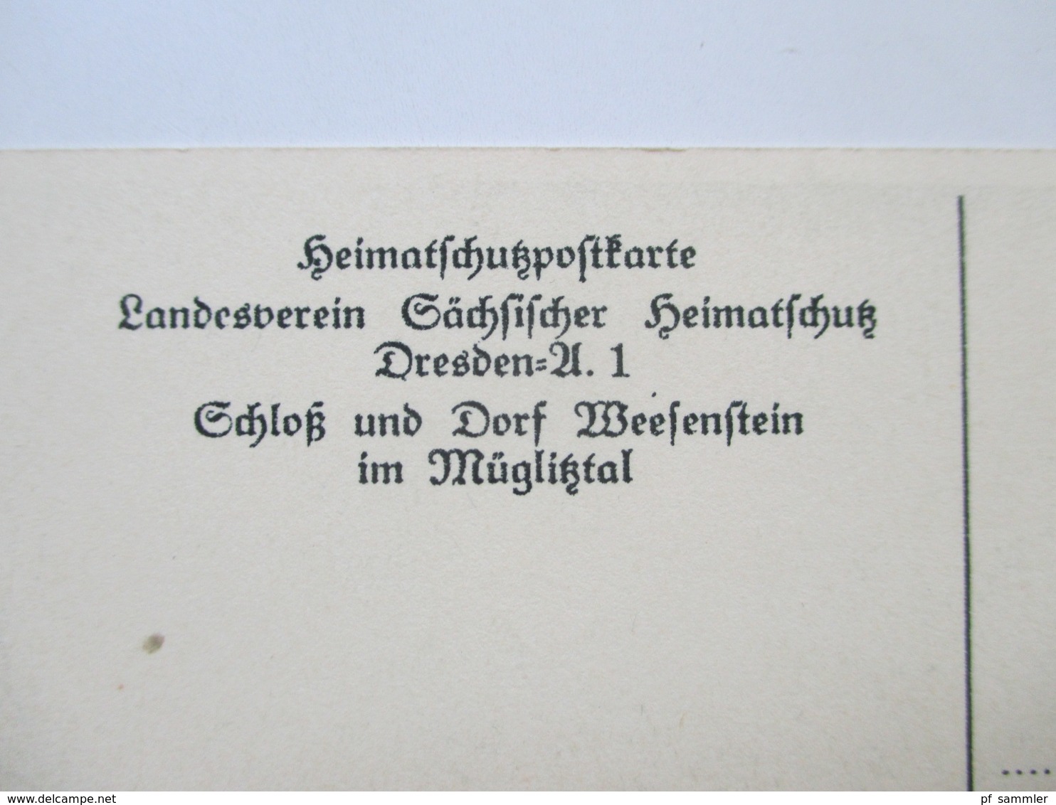 AK Ca. 1930er Jahre Heimatschutzpostkarte Schloss Weesenstein 6 Karten! Landesverein Sächsischer Heimatschutz - Pirna