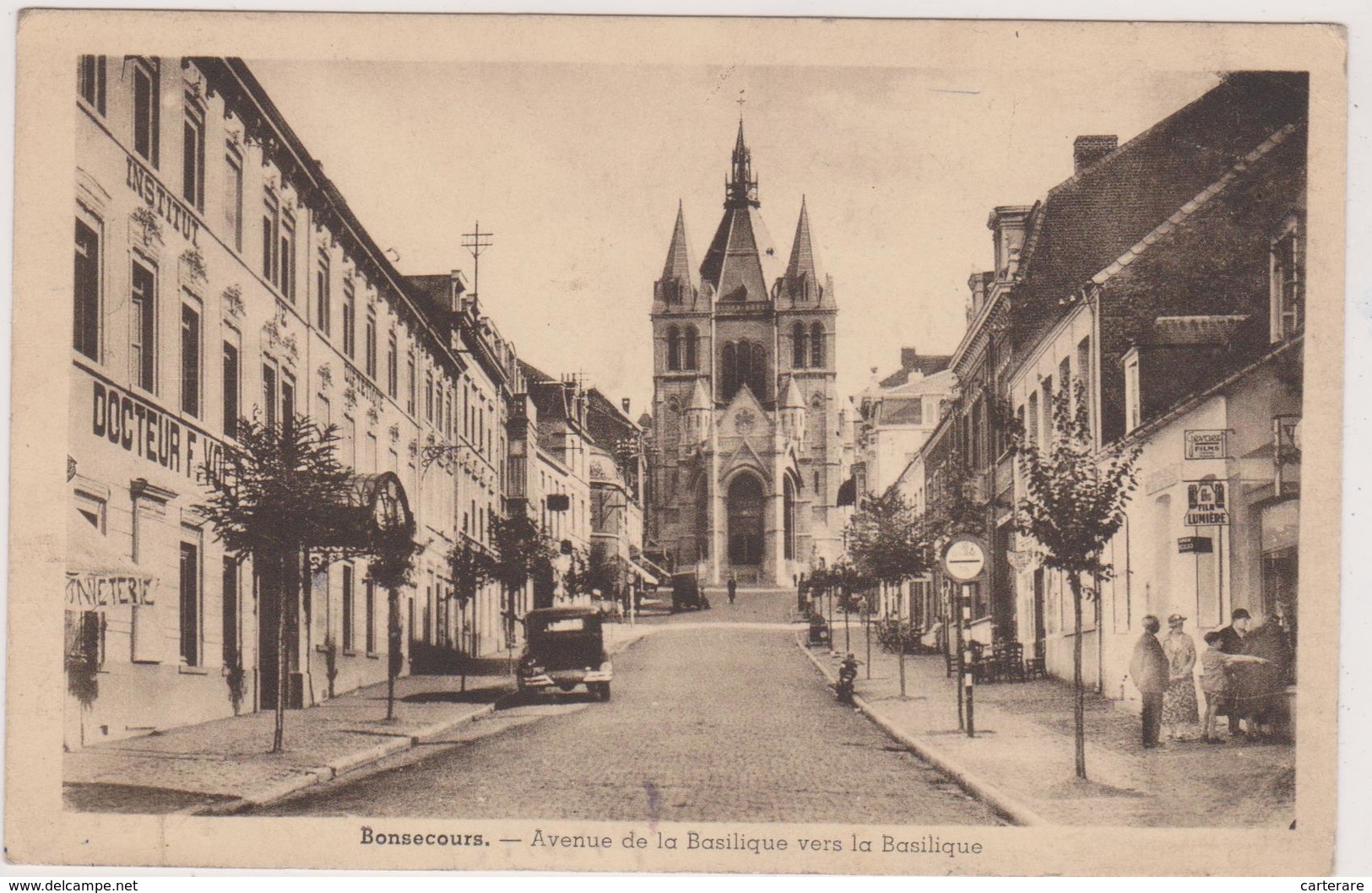 Hainaut,belgique Et Rare,bonsecours,avenue De La Basilique ,pavés,institue Diététique Célèbre Internationalement - Péruwelz