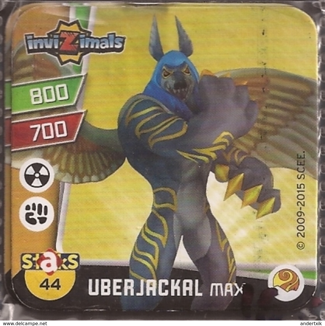 IMAN, Magnet, INVIZIMALS The Resistance, De PANINI, 44 Uberjackal Max (segundo) - Other & Unclassified