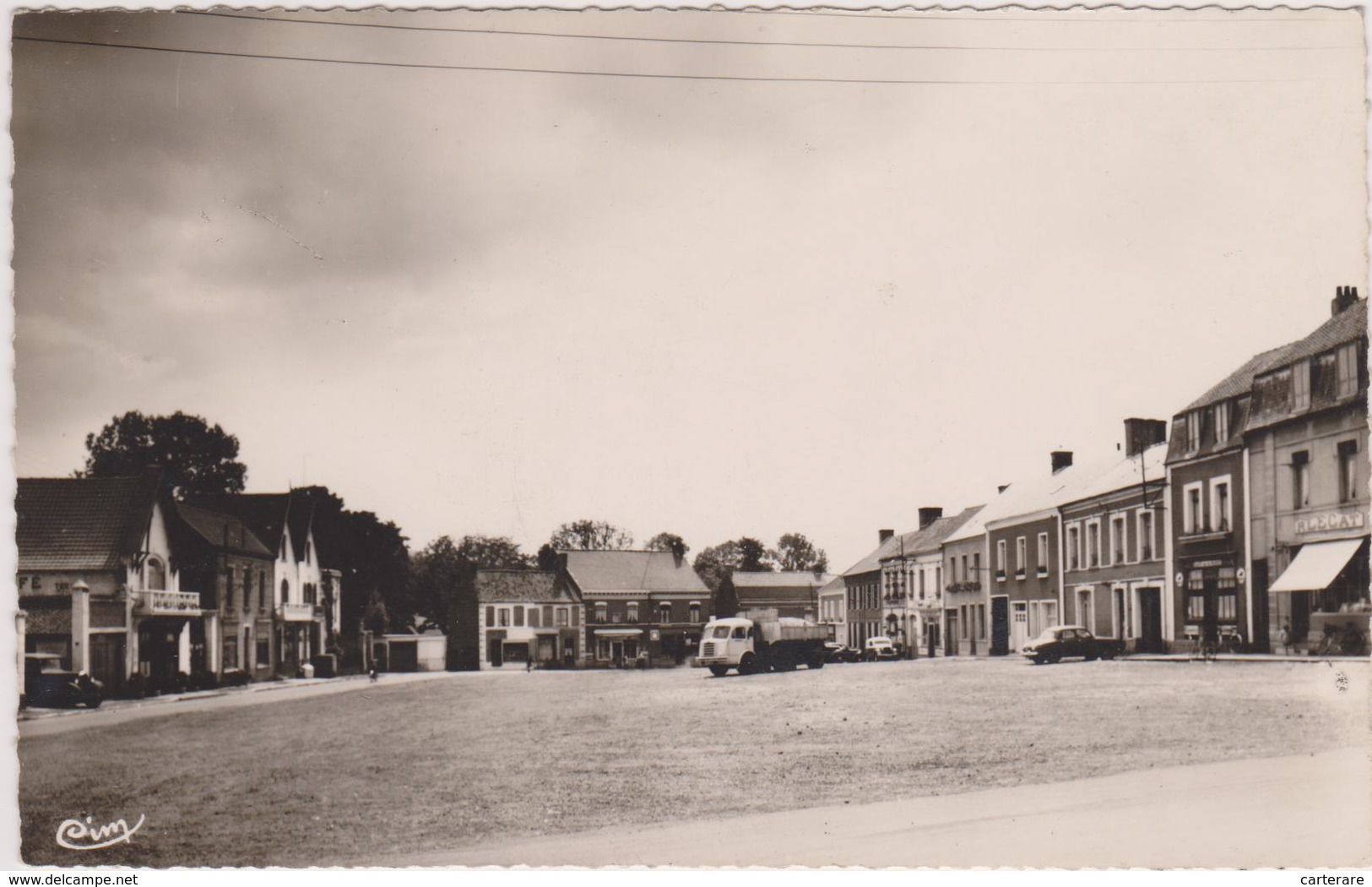 Pas De Calais ,lumbres,grand'place,cami On Benne,commerce,62,carte Photo - Lumbres