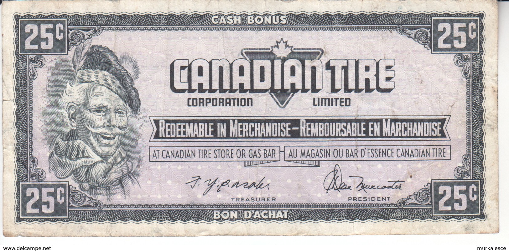 2038    3  X  CANADIAN  TIRE    BON - Kanada