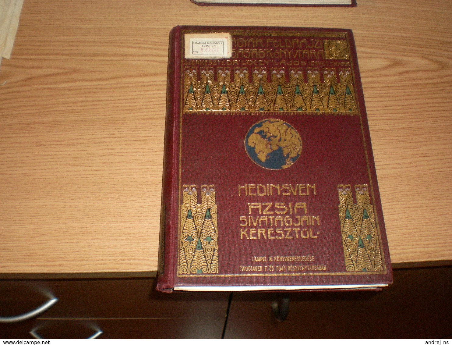 Hungary Hedin Sven Azsia Sivatagjain Keresztul 221 Pages Maps - Old Books