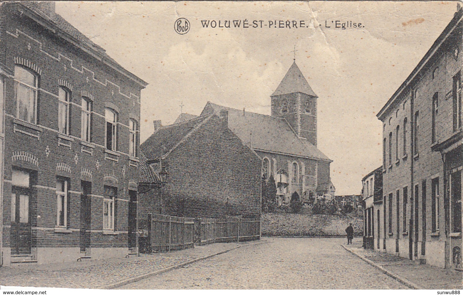 Woluwe St Pierre - L'Eglise (animée, PhoB, Rare Mais...état) - Woluwe-St-Pierre - St-Pieters-Woluwe