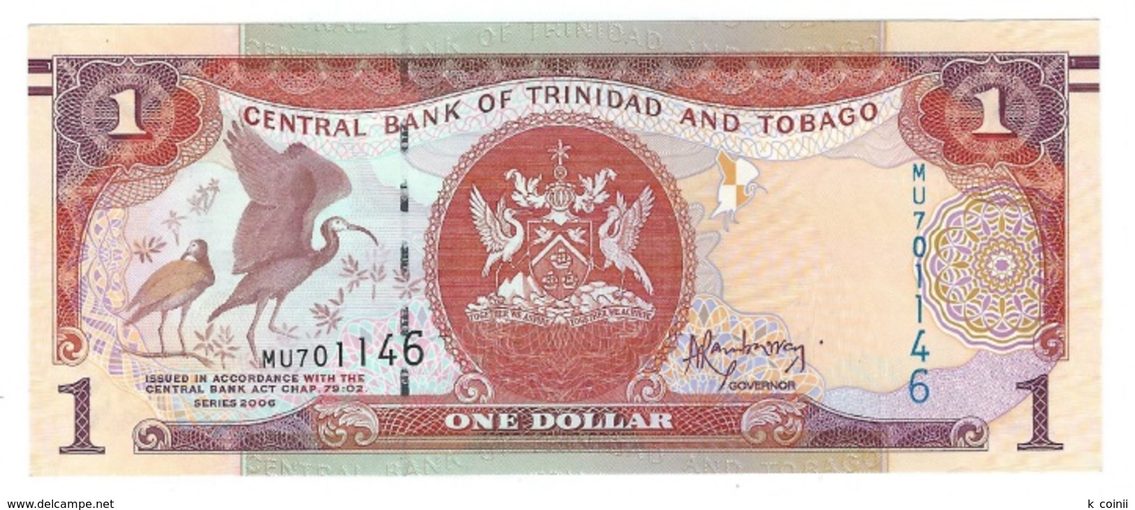 Trinidad & Tobago - 1 Dollar 2006 - UNC - Trinidad & Tobago