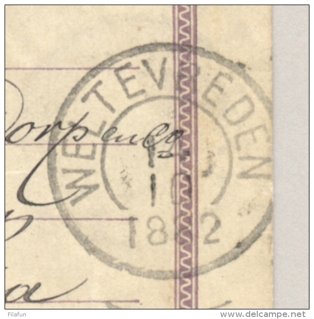 Nederlands Indië - 1882 - 5c Willem III, Briefkaart G1, Van KR SERANG Naar Batavia - Nederlands-Indië