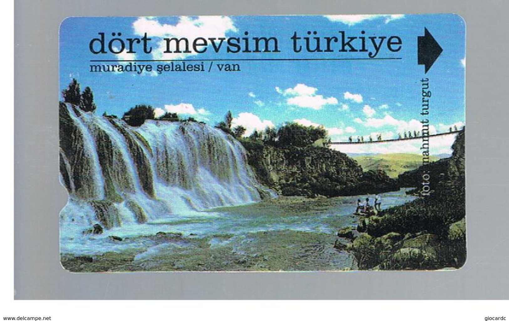 TURCHIA  (TURKEY)  -  2001  VAN WATERFALL - USED - RIF. 10772 - Türkei