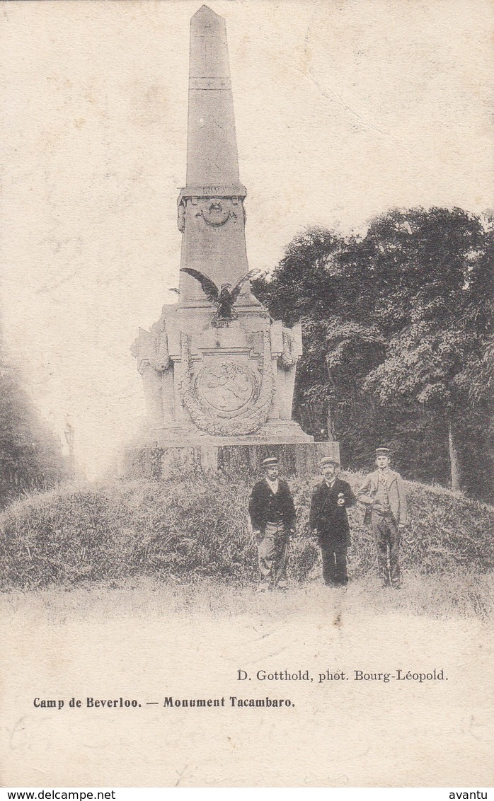 BEVERLOO / MONUMENT TACAMBARO   1903 - Leopoldsburg (Kamp Van Beverloo)