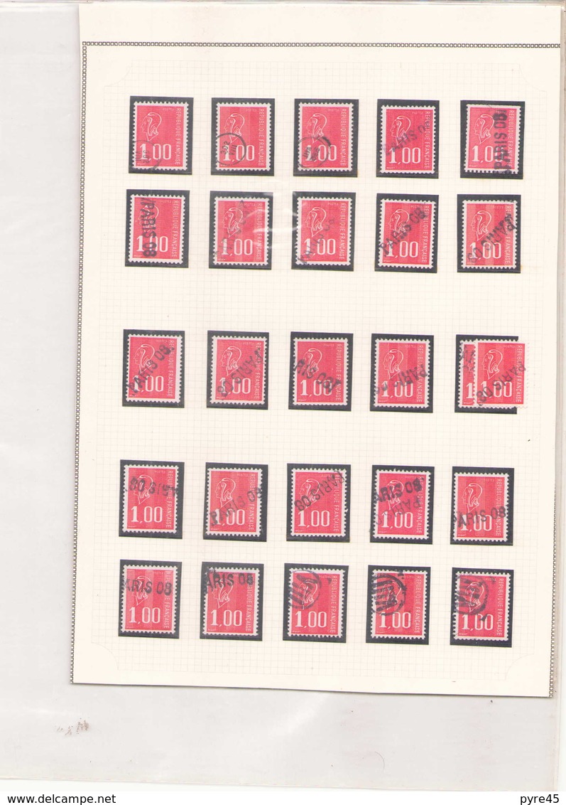 France Lot Timbres Français ( 25 Timbres) Tout état Oblitérations Spéciales - Collections (sans Albums)