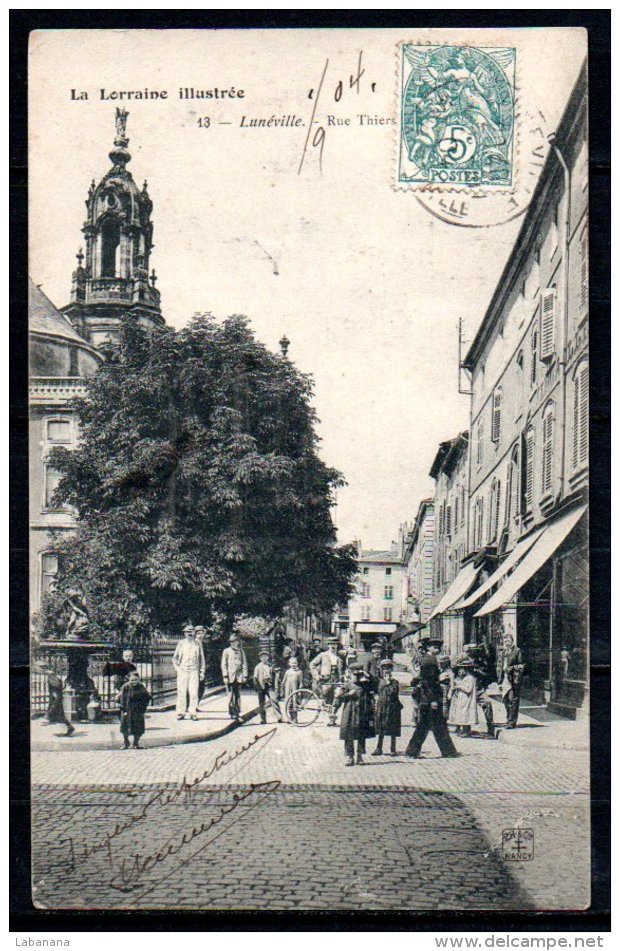 54-Lunéville, Rue Thiers - Luneville