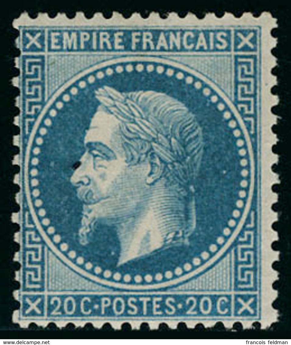 Neuf Avec Charnière N° 29B, 20c Bleu, Type II, T.B. - Other & Unclassified