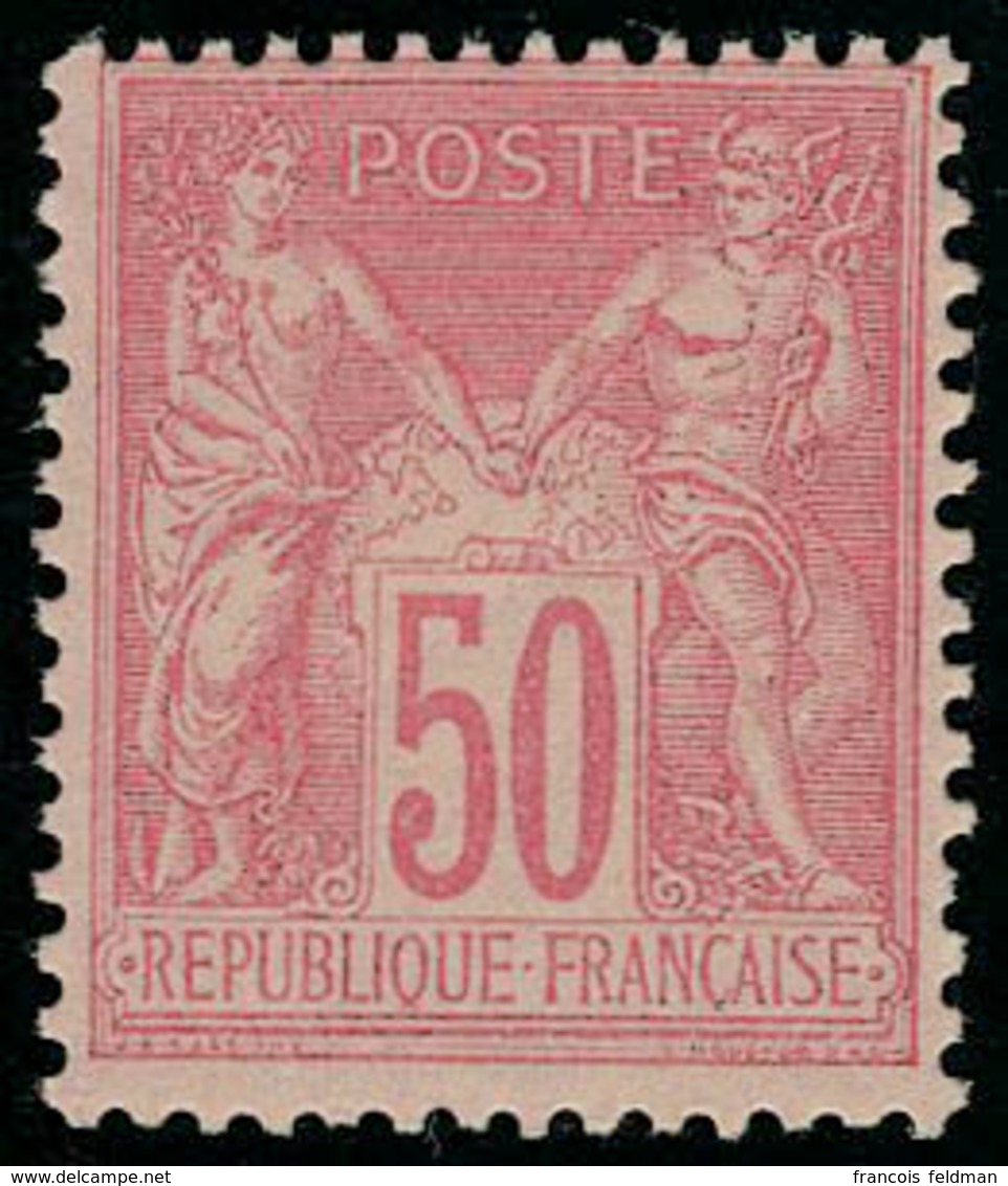 Neuf Sans Charnière N° 98, 50c Rose (II) T.B. - Sonstige & Ohne Zuordnung